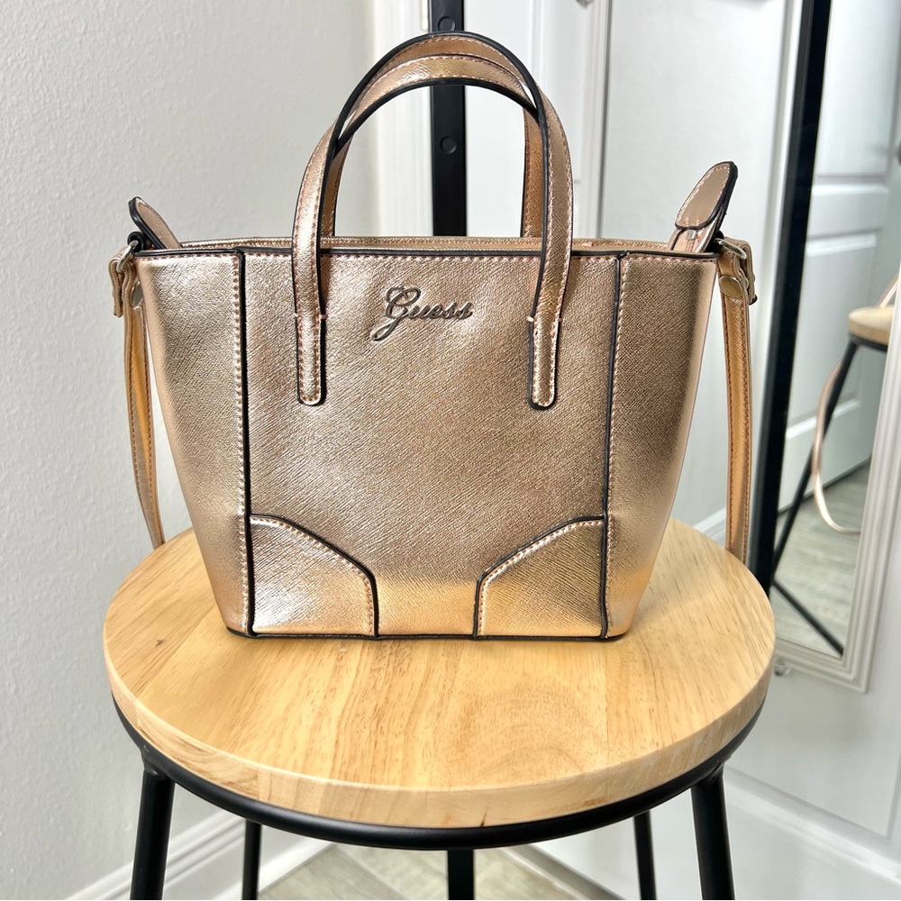 GUESS rose gold crossbody
